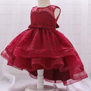 2020 New Design Children Clothing Baby Frock Design Pictures Flower Girls Dresses T1939XZ