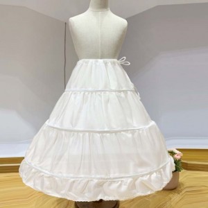 Baige Fashion Crinoline Petticoat Skirt For Girls Ball Gown Underskirt For Wedding Dress