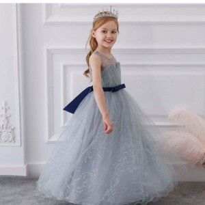 Baige Baby Frock Design Pictures Wedding Dress Ball Gown For Children Birthday Party Kids Girl Dress