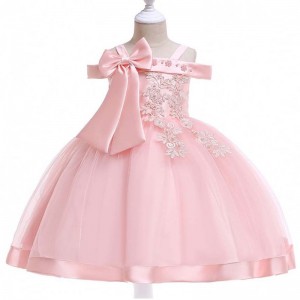 Baige New Kids Party Dress Wholesale Baby Children Design Kids Girl Dress L5081