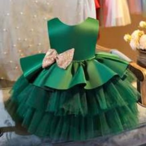 Baige latest Hot Selling Kids Clothing Evening Party Dress For Baby Girls L1966XZ