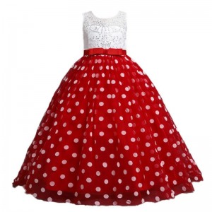 2022 High Quality Party Baby Dress Sequin Lace Elegant Christmas Kids Dresses For Girls Clothes Children Kids Wedding Dress