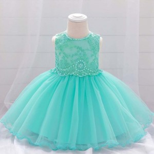 2021 High Quality Baby Girl Ball Gown Newborn Baby Princess Dress Mesh Party Dress L1933XZ