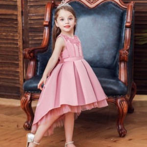 Kids Party Dress Wholesale Flower Girl Princess Birthday Party Summer Dress For Girls 186