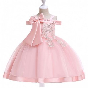 Baige New Fashion Flower Girls Dresses Princess Toddler Girls Clothes Baby Princess Dress Party Birthday Wedding