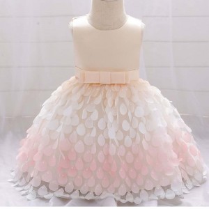 Baige Children 0-24m Baby Infant Newborn Red Girls Clothing Kids Dresses Girls Dress For 0-2Y L1925xz