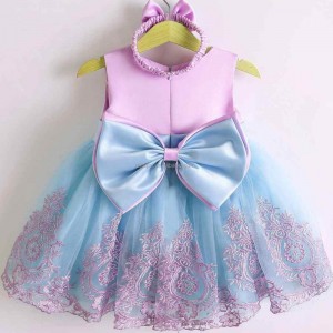 Little Girls Party Dresses Baby Pretty Gowns Infant Girls Princess First Communion Evening Party Dresses