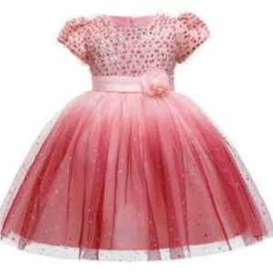 Baige Kids New Style Formal Ruffles Lace Wedding Party Evening Princess Flower Baby Girl Dress L5161