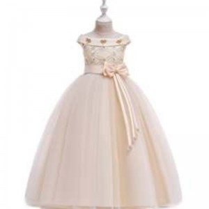 Elegant design Wholesale Beautiful Girl Party Dress Kids Wedding Event Ball Gown Fancy Princess sleeveless Prom Frock LP-232