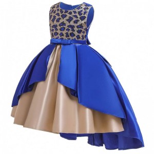 Baige Hot Sale Party Frock Wedding Girl Dress Kids Girl Birthday Fashion Dresses