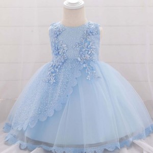 Children Latest Dress Style Christening Dress New Born Baby Girl First Birthday Kids Party Dresses L1902XZ