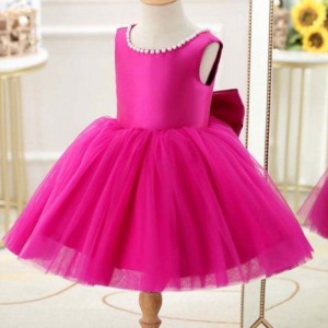 Baige OEM Wholesale Kids Children Party Birthday Girl Dress Princess Wedding Party Dress DZ002