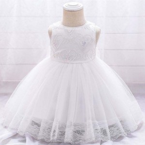 Baige Flower Girl Dresses Wedding Evening Dresses For Kids Party Dress Baby Newborn Babies Girls Frocks