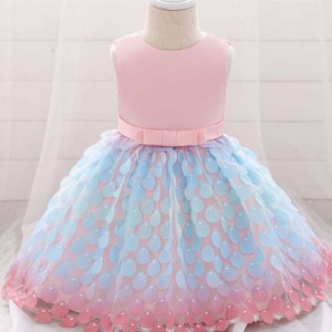 Baby girl party dress Children Sleeveless Dress Fashion Clothes For Babies L1925XZ