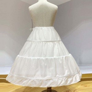 Baige Baby Girl Petticoat for Kids long wedding dress bustle pannier for girl Long Princess Dress Crinoline For Flower Girls