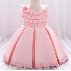 Baige New Style Princess Flower Girl Evening Gown Children Wedding Dress L1976XZ