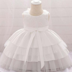 Hot Sale Kids Clothes Frock Design Birthday Children Baby Girls Party Dress L1912XZ