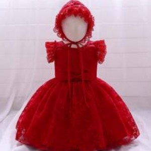 Baige Manufacturer Girls Party Lovely Lace Baptism Evening Kids Clothing Children Puffy Birthday Dresses