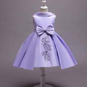 Baige Flower Girl Evening Dress Girls Catwalk Birthday Princess Dress Western Style Little Girl Piano Gown 68040