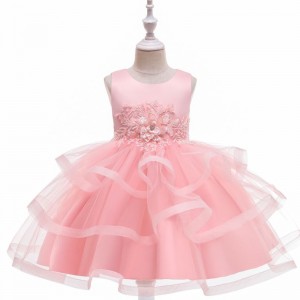 Baige New Arrival Puffy Flower Girl Birthday Party Wedding Gown 3-10 Year Girls Birthday Children Dresses