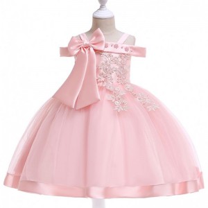 Baige Hot Sale Off Shoulder Frock Design Ball Gowns For Girls 10 Years Old L5081