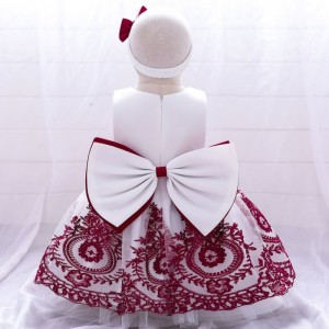 Baige Latest Design Lovely Girl Flower Baby Girl Children Party Western Kids Wedding Dress L2022XZ