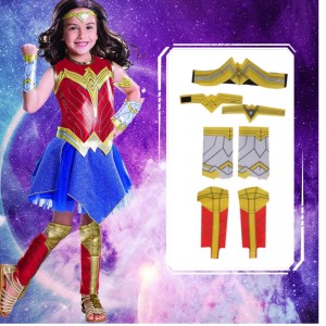 Little Girls Superhero Goddess Diana Party Role Play Dress Up Suit Kids Halloween Dawn Of Justice Wonder Girl Cosplay Costume