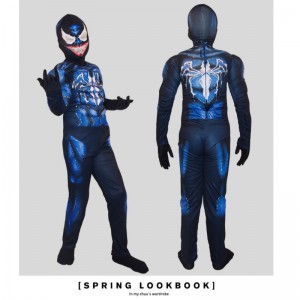 Kids Halloween Costume Boys Superhero Cosplay Bodysuit for Children