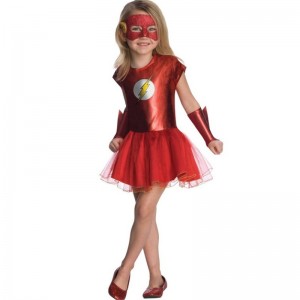 Child Superhero Flashman Halloween Costume Girls Princess Diana Dressing-Up Gifts Cos Set Dress