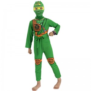 Kids Costume Hero Cosplay Jumpsuit Halloween Fancy Dress with mask