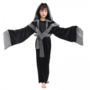 Carnival Witch Costume Wizard Cloak Children's Party Dress up Cos Clothing