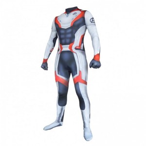 Ecoparty New Style Avenger 4 Endgame Quantum Realm Cool Superhero Cosplay Zentai Bodysuit Jumpsuits for Men adults Costumes