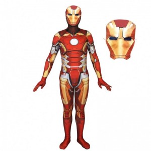 Super Hero Cosplay iron Suits for Kids Halloween Carnival Birthday Party Performance Jumpsuit Cosplay Children's Costumes