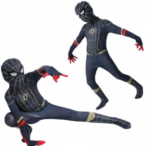 Factory Plus Size Jumpsuit Halloween Cosplay Sets Black Spider Man Movie Costumes Novelty & Special Use Costume