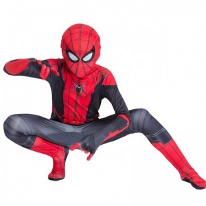 2022 Wholesale Classic Style Red Black Suits TV&Movie Figura de Accion Sets Spider Man Movie Costumes