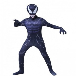 Newest Peter Eddie Fancy Muscle Bodysuit Boys Superhero Jumpsuit Spiderman Halloween Venom Cosplay Children's Costumes