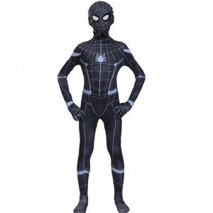 Amazing Shadow Spider Mask TV&Film Avenger Halloween Cosplay Clothes for Kids&Adults Superhero Black Spiderman Costume Suit