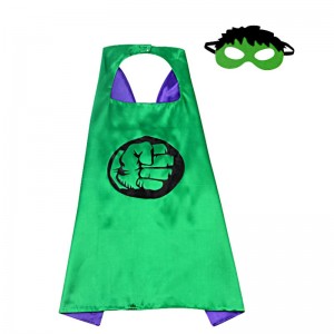 Wholesale Halloween Party Superhero Capes Costume Set Cosplay Kids Adult Hero Cape