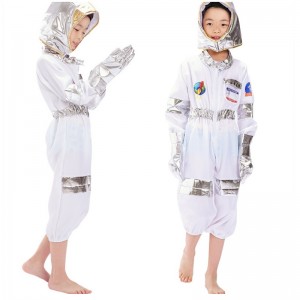 Children's Astronaut Space Costume Space Pretend Dress Up Role Play Set for Kids Cosplay