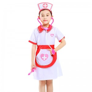 Girls Nurse Pretend Play Complete Dress Up Set Dress and Toy Set