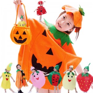 Wholesale Cute Baby Kids Fruit Cosplay Costume Children Fruit Vegetables Stage Performance Suit