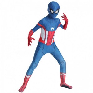 Hottest Halloween Party Kids&Adults TV&Movie Superhero Cosplay Factory Direct Supply Anime Amazing Spider-Man Costume with Mask