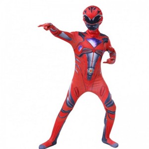 Multiple Colors Five Beast Jumpsuit Halloween Carnival Party Cosplay Power Ranger Costume for Kids Boys