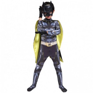 TV&Movie Superhero Action Figure Halloween Party Jumpsuit Bat Performance Man Wear for Kids Male