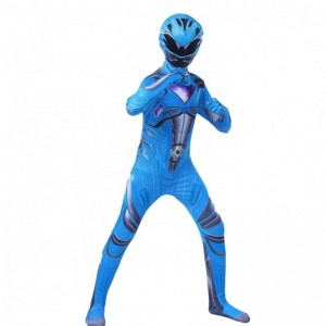 High Quality TV&Movie Adult Costumes Halloween Party Cosplay Five Beast Power Ranger Zentai Suit for Kids