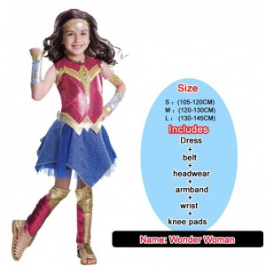 Baige Girls Wonder Woman Costume Halloween Set Princess Party Dress Ladybug Kids Costume