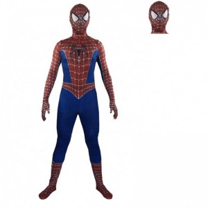 High Quality Muscle TV&Movie Roleplay Superhero Jumpsuits Amazing Spiderman Costume for Adults