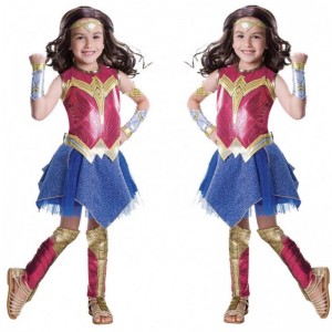 New Design Children's Costumes Kids Superhero Costumes Wonder Woman Cosplay Costumes for Girls