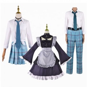 Anime My Dress-Up Darling Marin Kitagawa Cosplay Costume School Uniform Skirt Outfits Halloween Carnival Suit