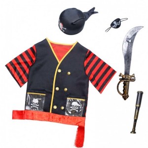 Halloween Kids Deluxe Costume Set Boys Children's Pirate Costume With Accessories HCBC-016